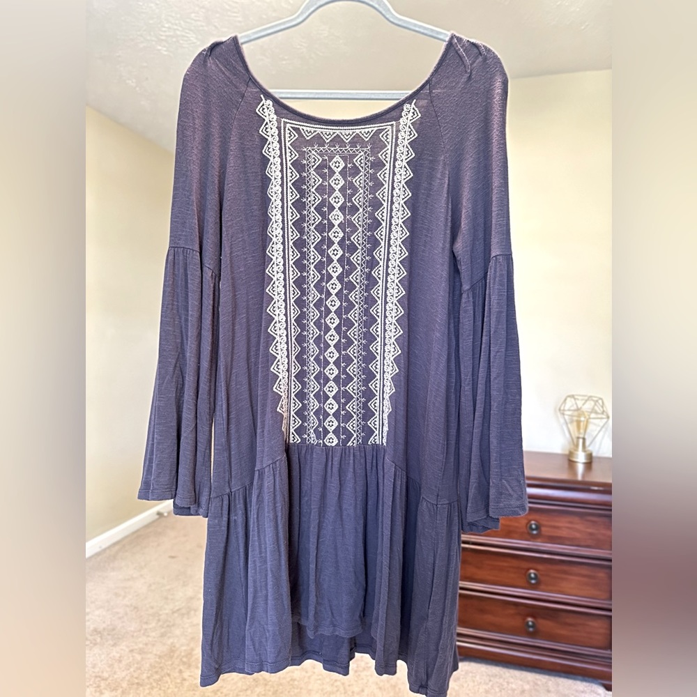 Alter’d State - Long Sleeved Drop Waist Dress - Size Small